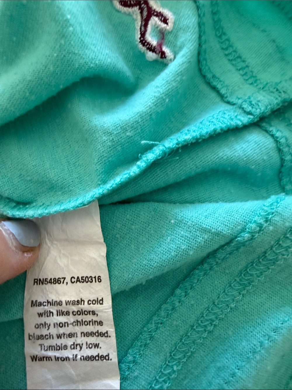 Hollister Turquoise Strapless Top - Picture 5 of 6